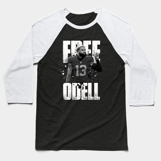 Free Odell Baseball T-Shirt by Juantamad